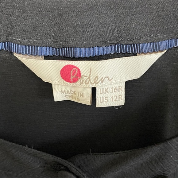 Boden size 12 black dress, Wednesday Addams vibes - Picture 4 of 4